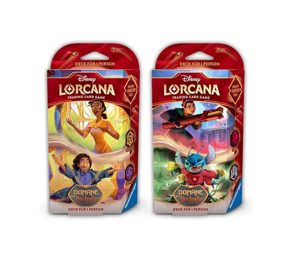 Disney Lorcana TCG Domäne von Dschafar Starter Decks Display (8) *Deutsche Edition*