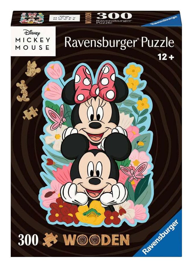 Disney WOODEN Holz-Puzzle Mickey & Minnie (300 Teile)