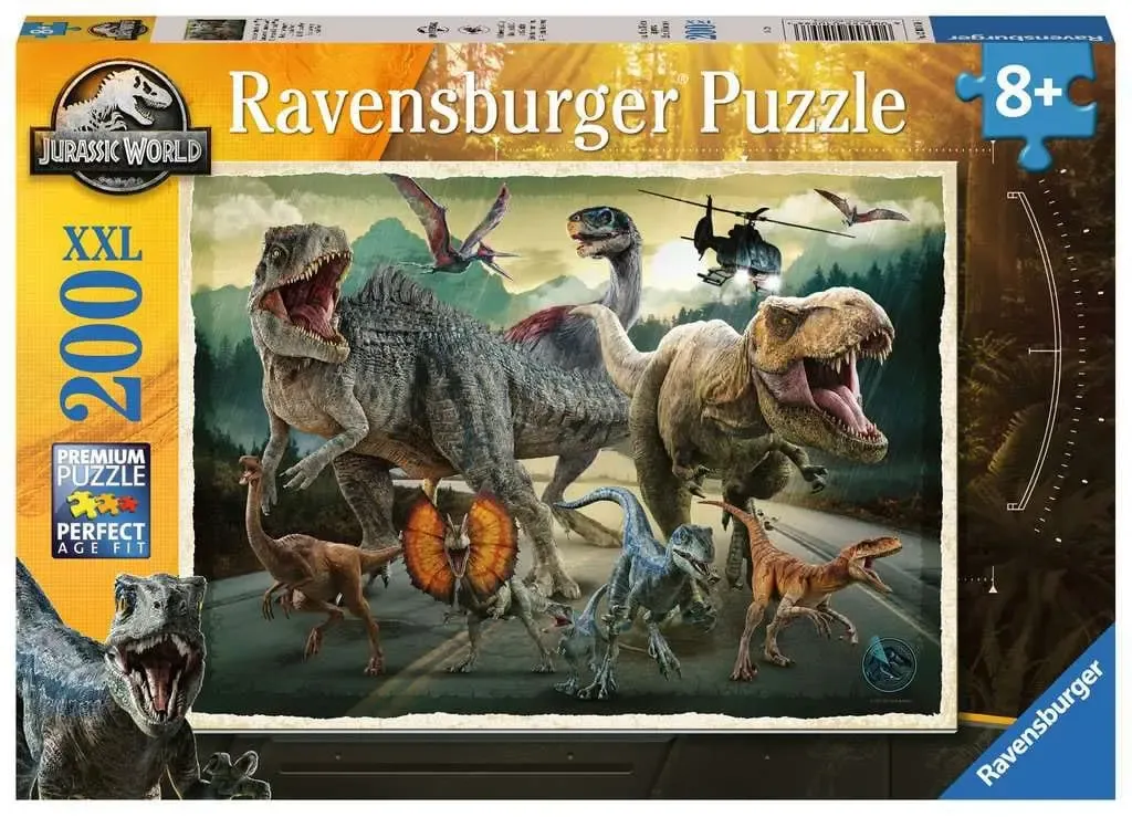 Jurassic World Kinderpuzzle XXL Das Leben findet einen Weg (200 Teile)