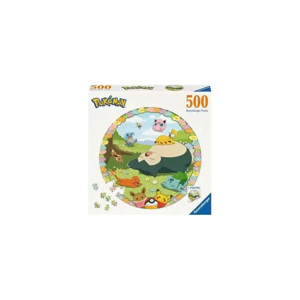 Pokémon Rund-Puzzle Blumige Pokémon (500 Teile)