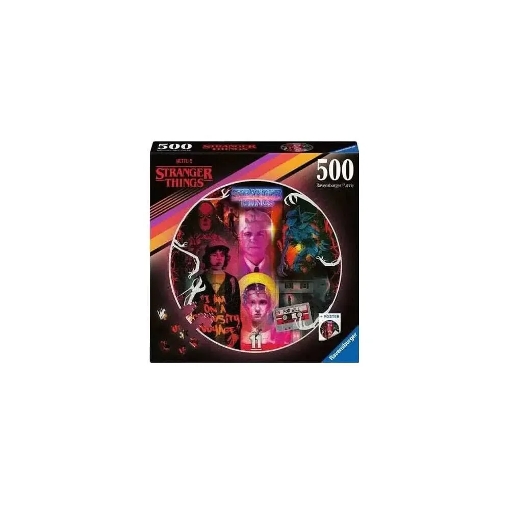Stranger Things Rund-Puzzle Friends Don't Lie (500 Teile)