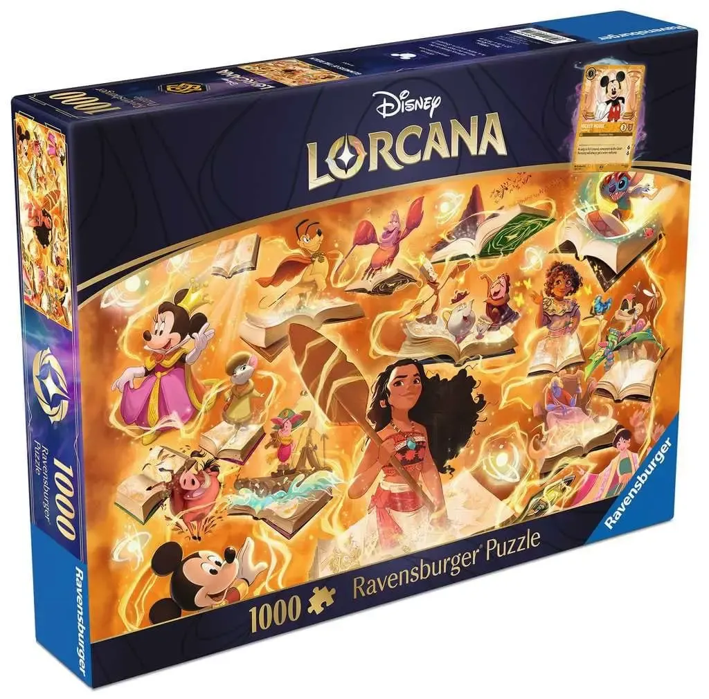 Disney Lorcana Puzzle Glimmers of the Realm: Amber (1000 Teile)