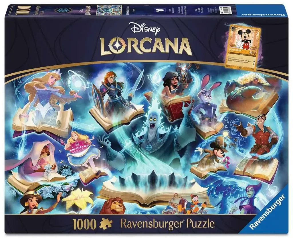 Disney Lorcana Puzzle Glimmers of the Realm: Sapphire (1000 Teile)