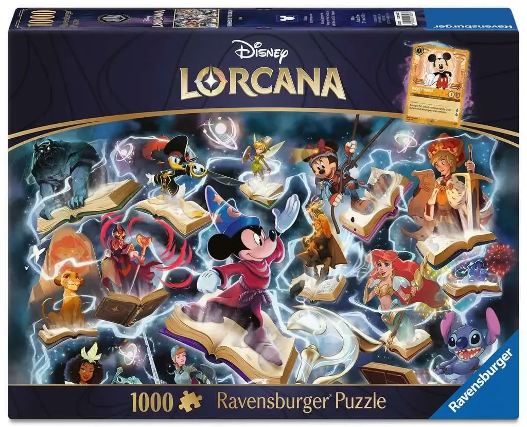Disney Lorcana Puzzle Glimmers of the Realm: Steel (1000 Teile)