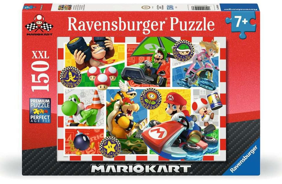 Super Mario Kinderpuzzle XXL Spaß mit Mario Kart (150 Teile)