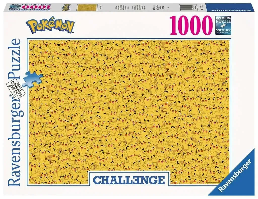 Pokémon Challenge Puzzle Pikachu (1000 Teile)