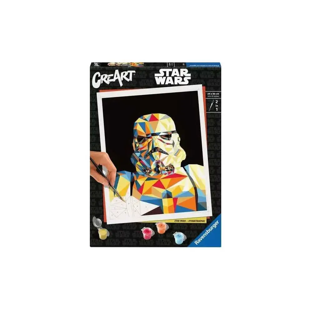 Star Wars CreArt Malen nach Zahlen Malset Stormtrooper 24 x 30 cm