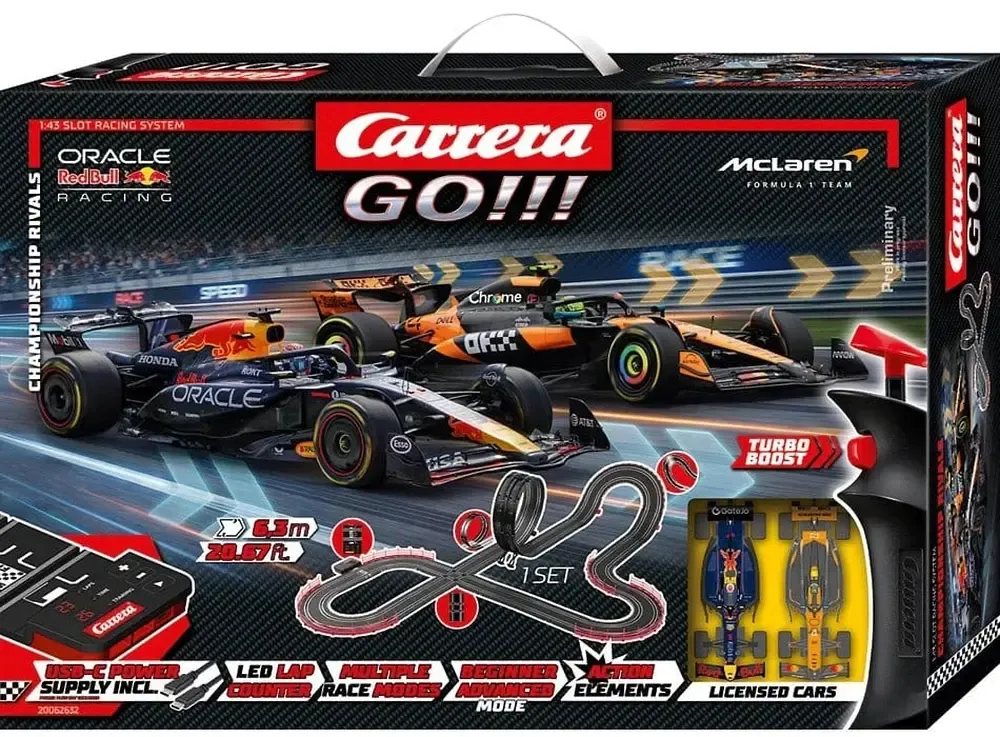 Carrera GO!!! Autorennbahn Set Championship Rivals