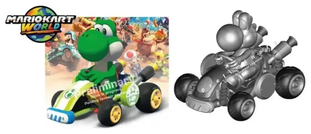 Nintendo Mario Kart Carrera RC RC Auto Mario Kart World, Yoshi 2,4GHz