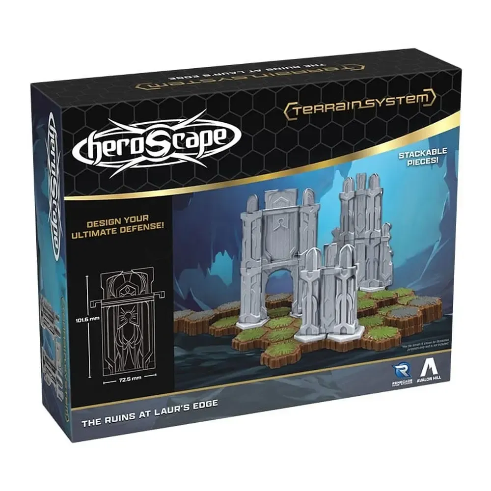 Heroscape Terrain-Erweiterung The Ruins at Laur's Edge *Englische Version*