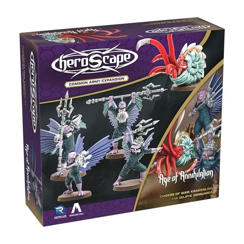 Heroscape Armeeerweiterung Embers of War: Krakenling & Gelryie Vanguards *Englische Version*