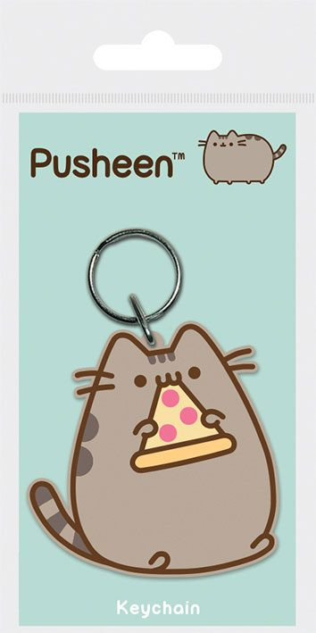 Pusheen Gummi-Schlüsselanhänger Pizza 6 cm