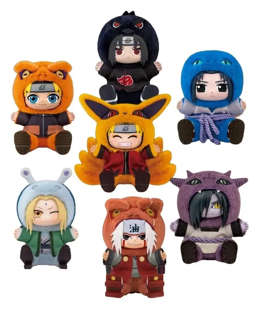 Naruto Vinyl Face Mini Plüschfiguren Cute Beasts Blind Box 15 cm Display (6)