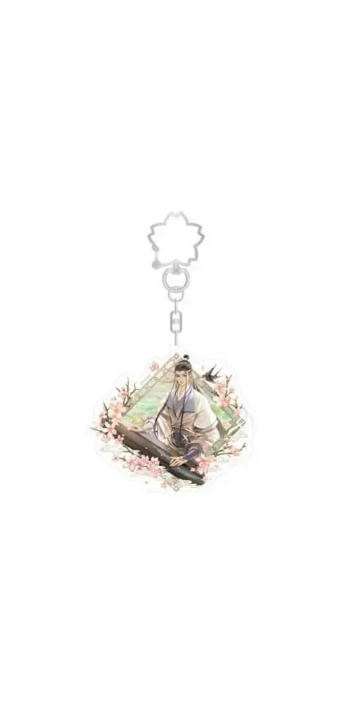 Grandmaster of Demonic Cultivation Spring Season Series Acryl Schlüsselanhänger Lan Wangji 7 cm