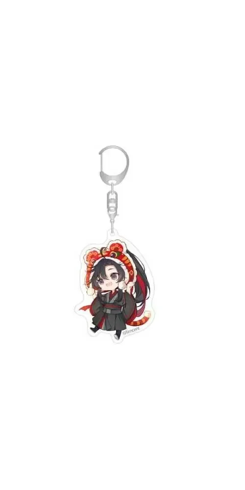 Grandmaster of Demonic Cultivation Acryl Schlüsselanhänger Wei Wuxian Chibi Style 7 cm