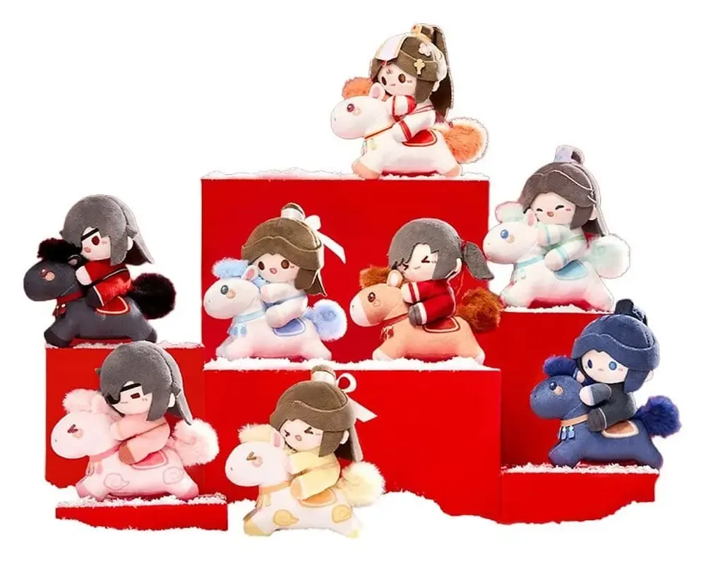 Heaven Official's Blessing Mini Plüschfiguren Ride on Dreams Blind Box 13 cm Display (6)