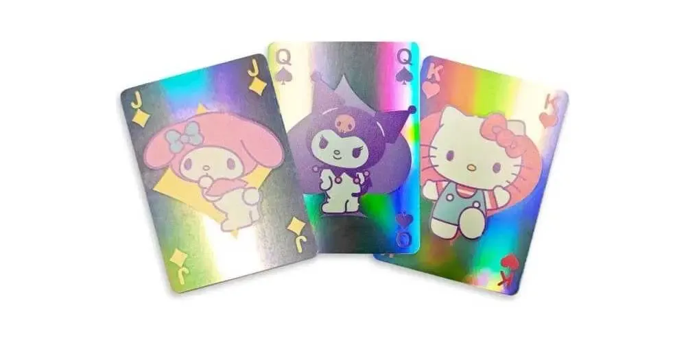 Sanrio Spielkarten Hello Kitty & Friends Cupcake French-suited Deck Holographic 