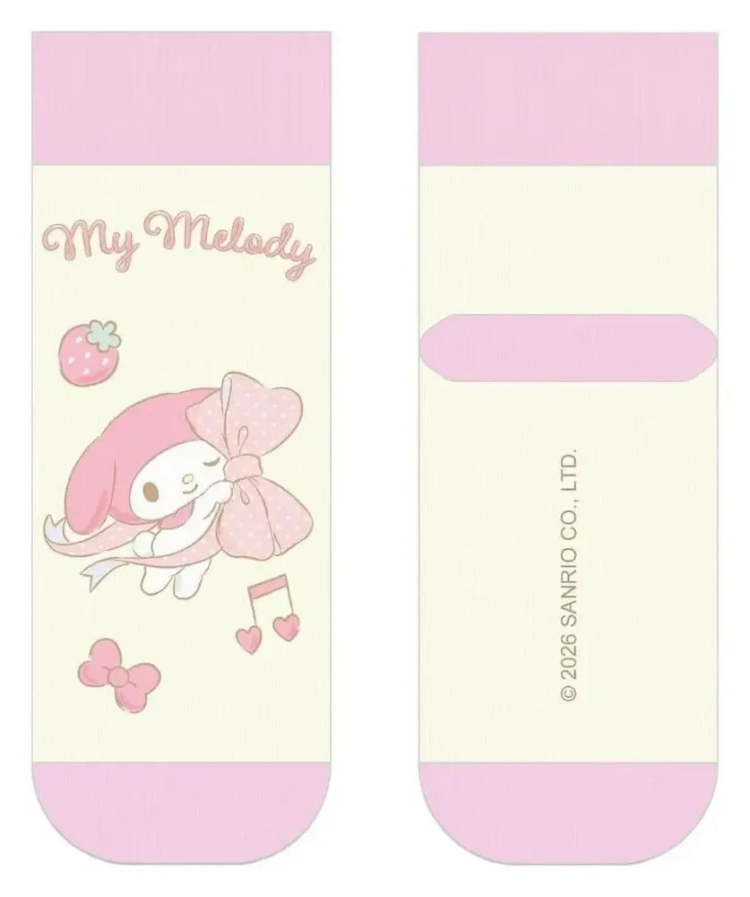 Sanrio Socken My Melody Big Ribbon Short 36-40
