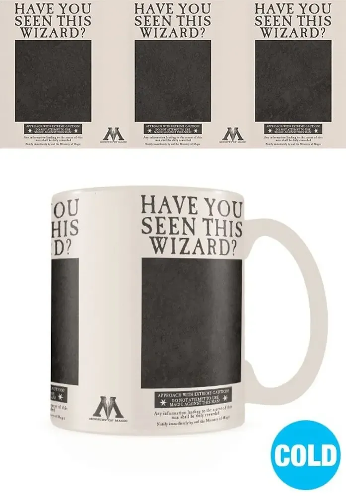 Harry Potter Tasse mit Thermoeffekt Wanted Sirius Black