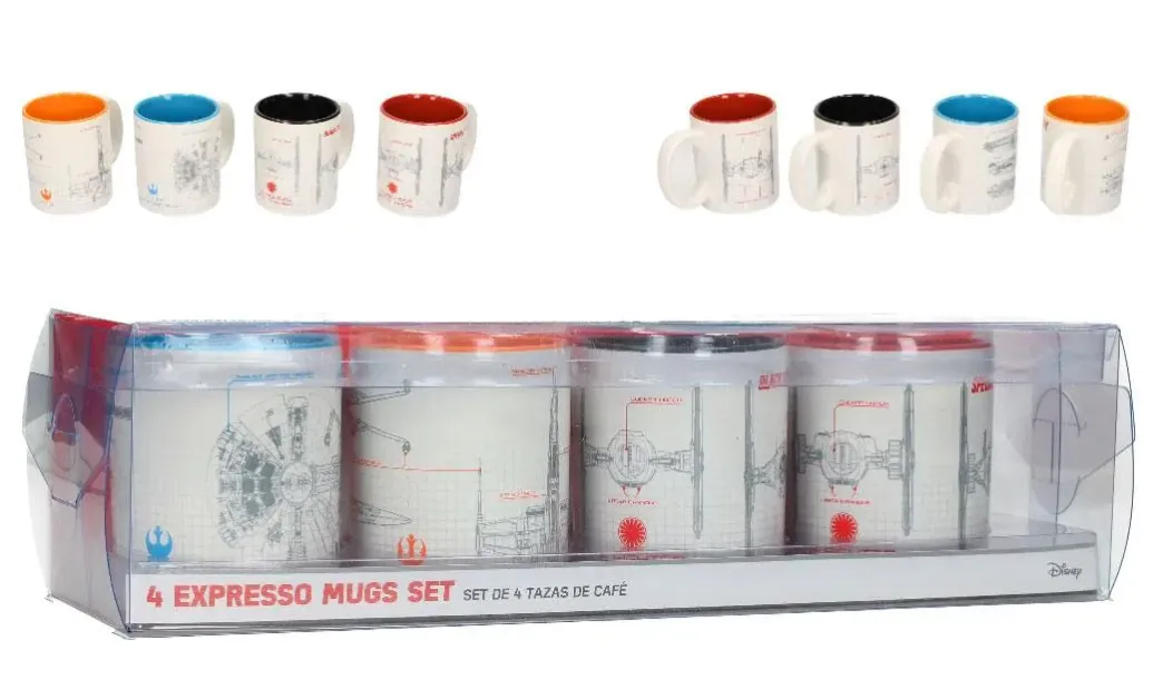 Star Wars Episode VIII Espresso-Tassen Set Blueprints