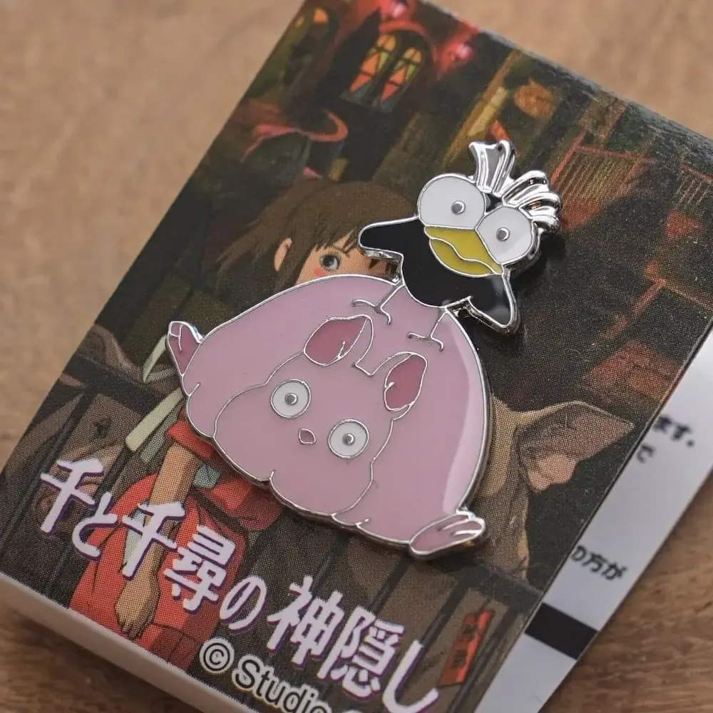 Chihiros Reise ins Zauberland Anstecker Fly Bird and Boh Mouse
