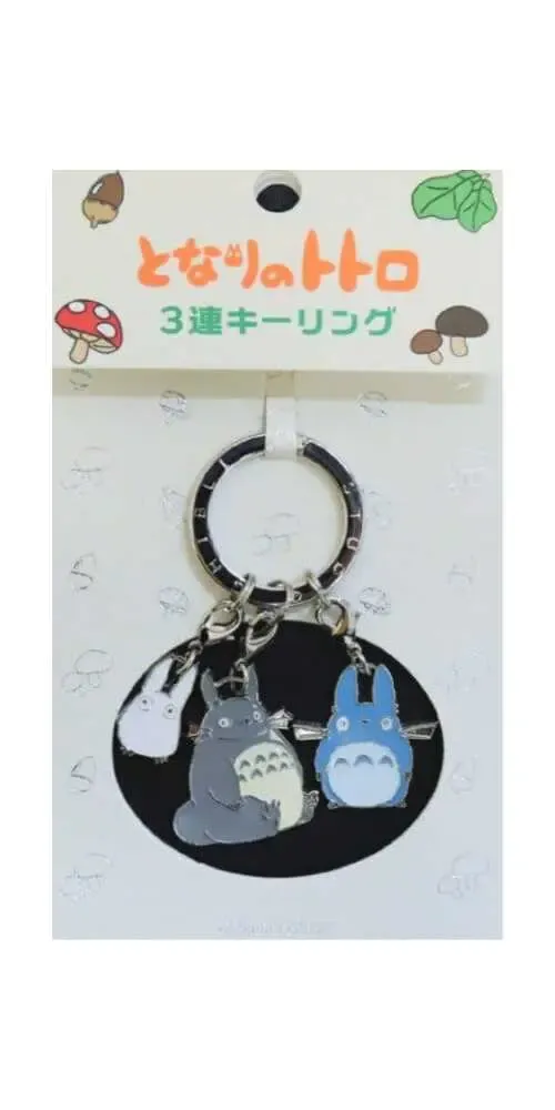 Mein Nachbar Totoro Metall-Schlüsselanhänger Big, Middle & Small Totoro