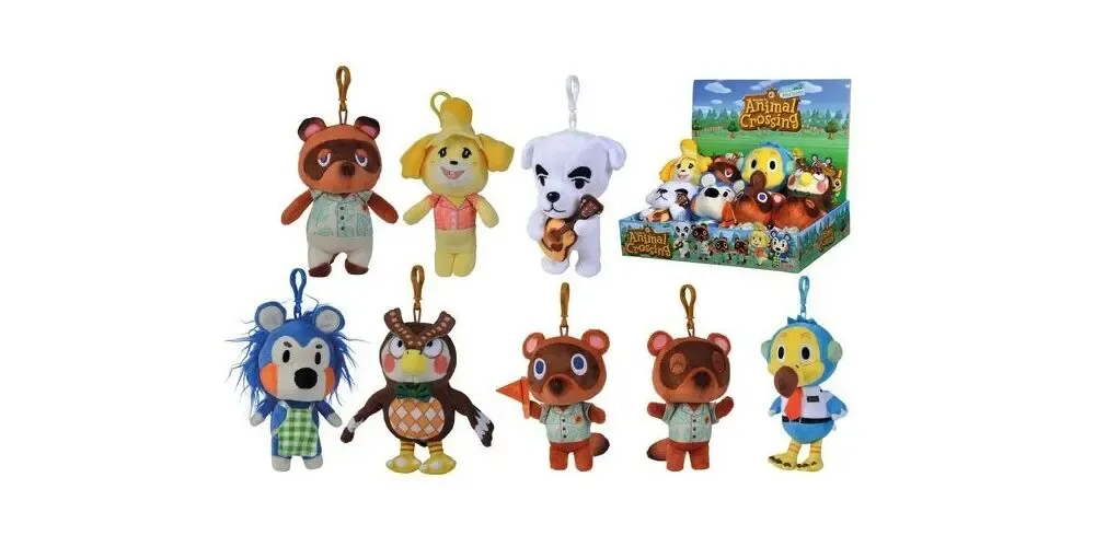 Animal Crossing Plüsch-Schlüsselanhänger Residents 15 cm Sortiment (12)