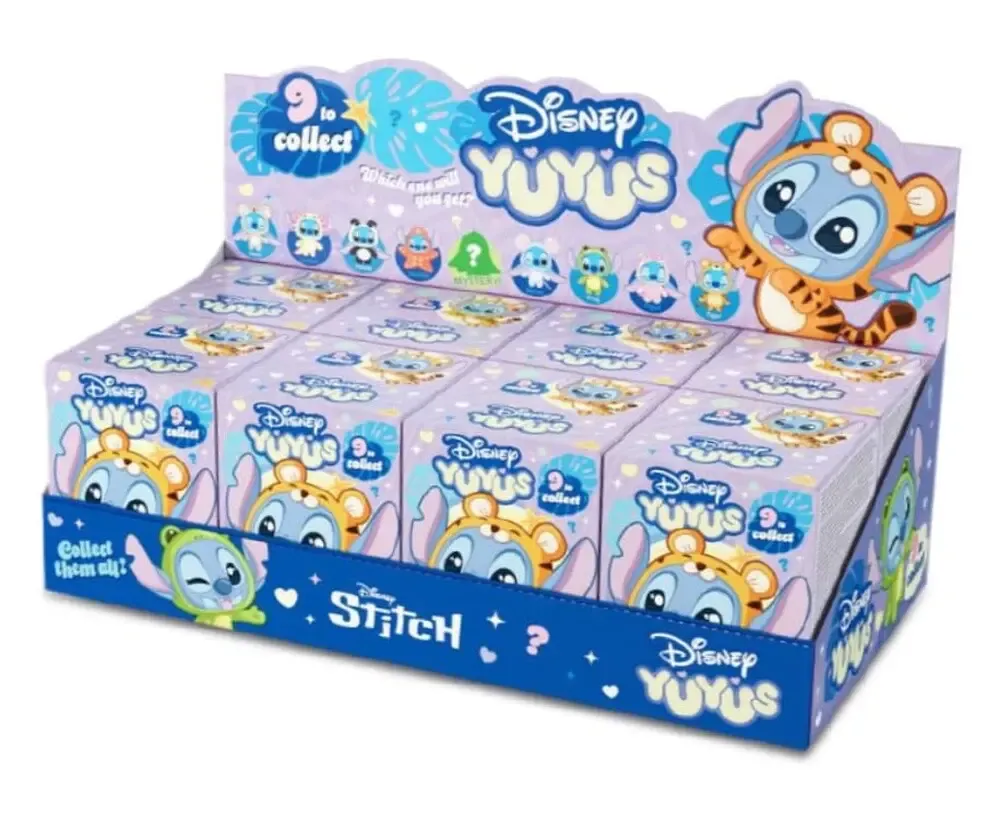 Disney YuYus Schlüsselanhänger Stitch 12 cm Blindbox Display (8) 
