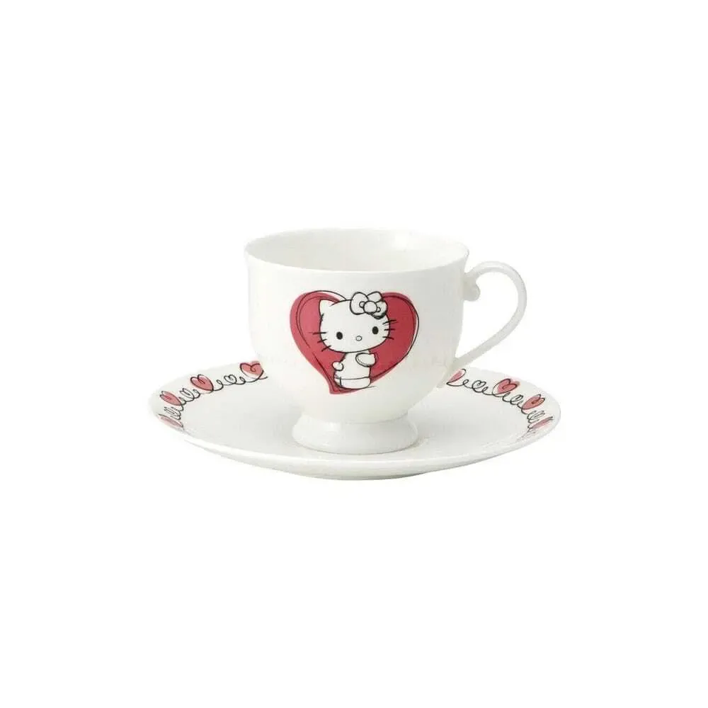 Sanrio Bone China Tasse und Teller Set Hello Kitty