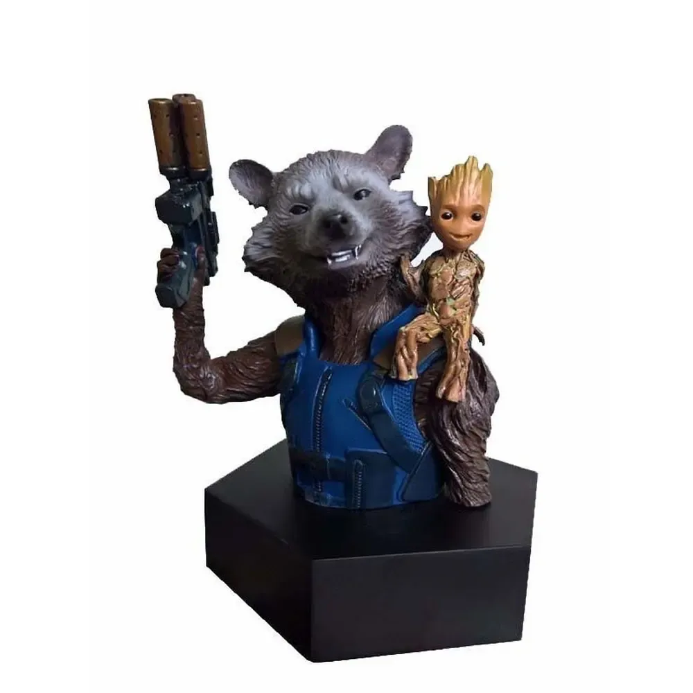Guardians of the Galaxy Vol. 2 Büste 1/6 Rocket Raccoon & Groot 16 cm
