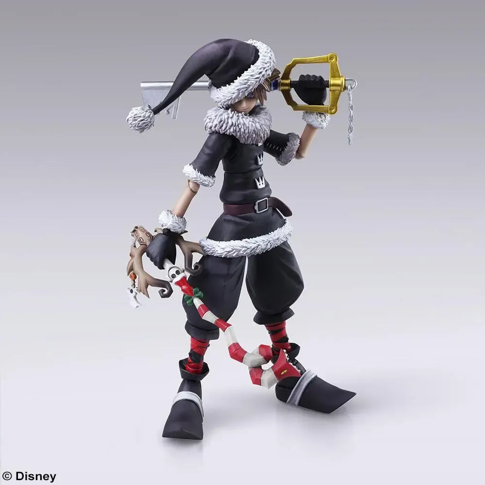 Kingdom Hearts II Sora Bring Arts Actionfigur Christmas Town 15 cm