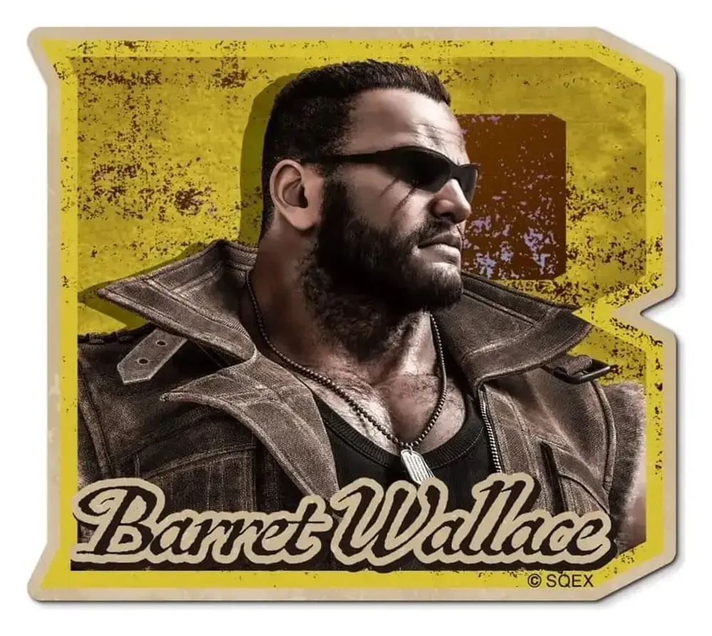 Final Fantasy VII Remake Charakter Sticker Barret Wallace
