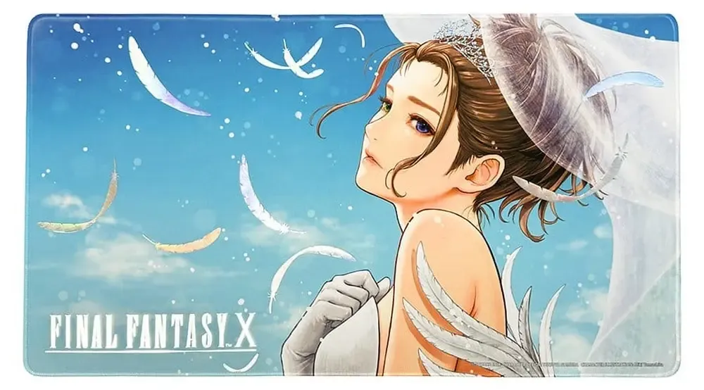 Final Fantasy X Spielmatte Yuna Wedding Dress Foil Stamp Ver. 61 x 34 cm