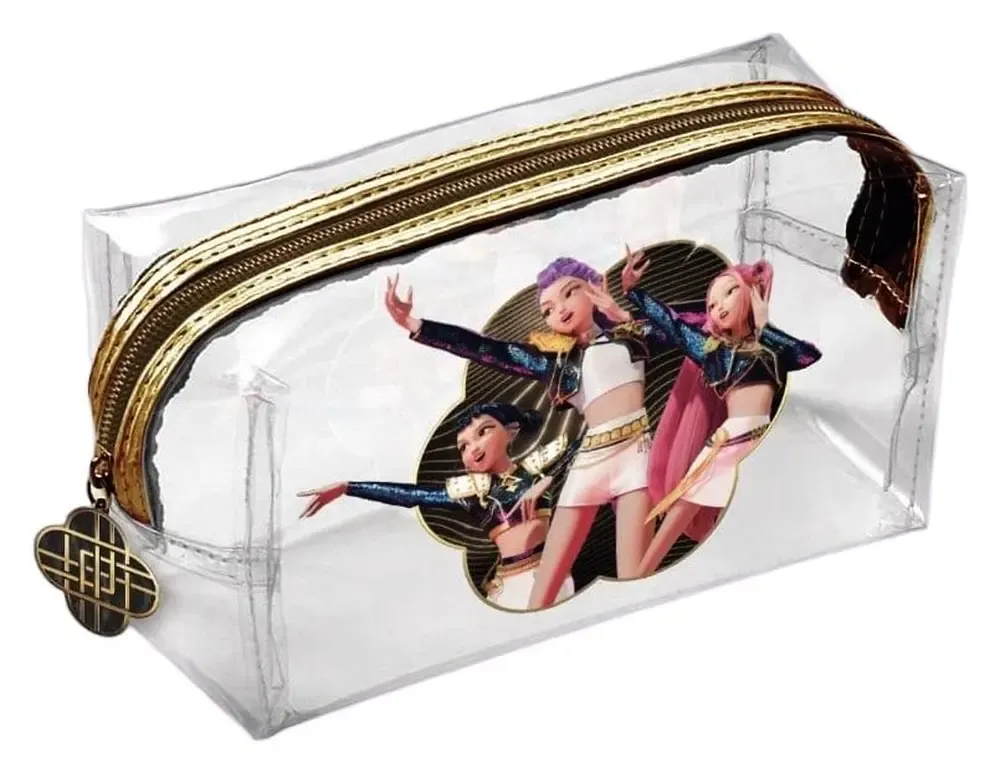 KPop Demon Hunters Federmäppchen Transparent Golden Display (6)