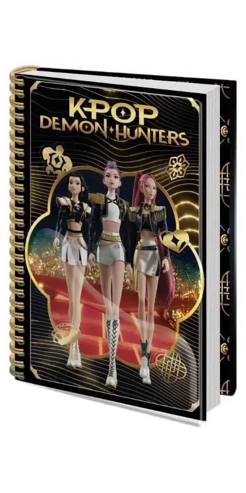 KPop Demon Hunters Notizbuch A5 Golden Display (12)