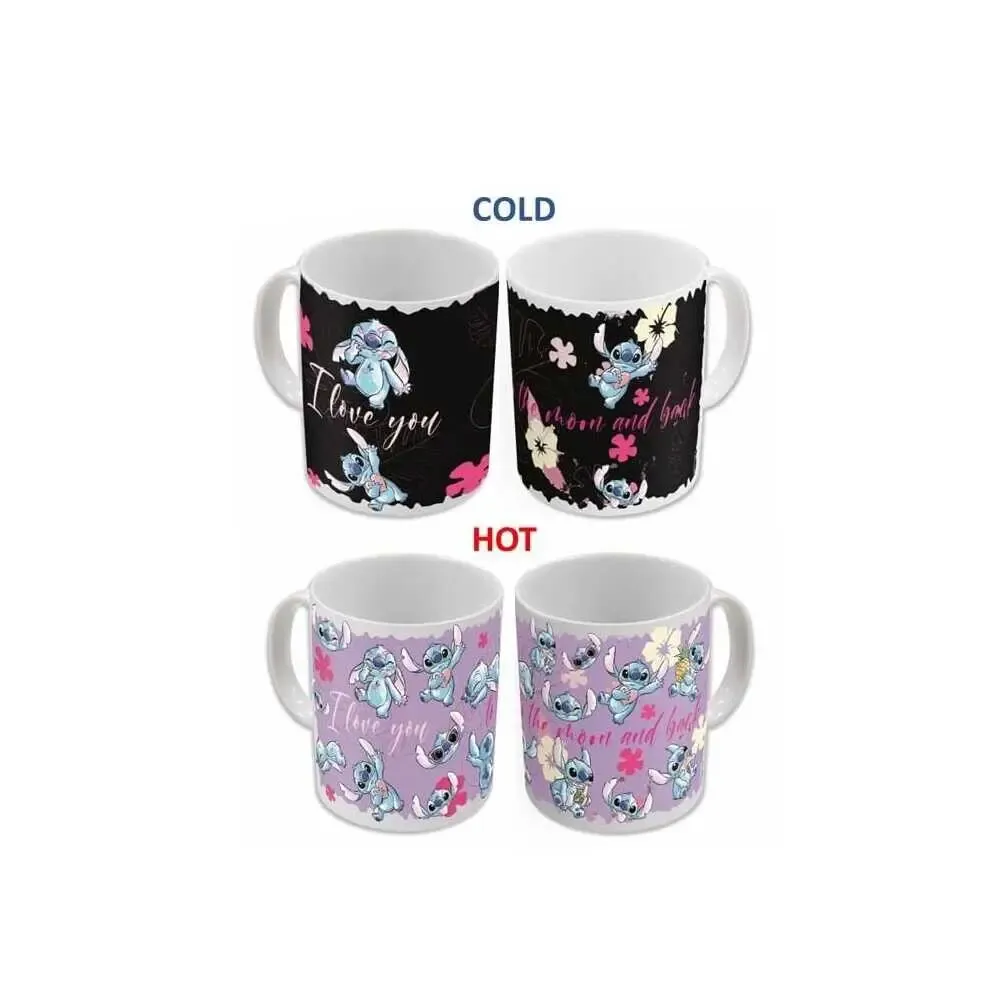 Lilo & Stitch Tasse mit Thermoeffekt Stitch & Angel 325 ml