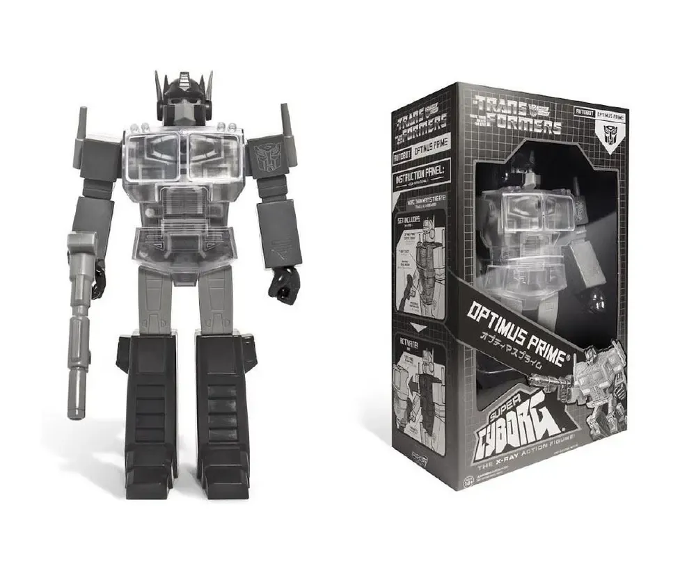 Transformers Super Cyborg Optimus Prime Black Actionfigur 30 cm