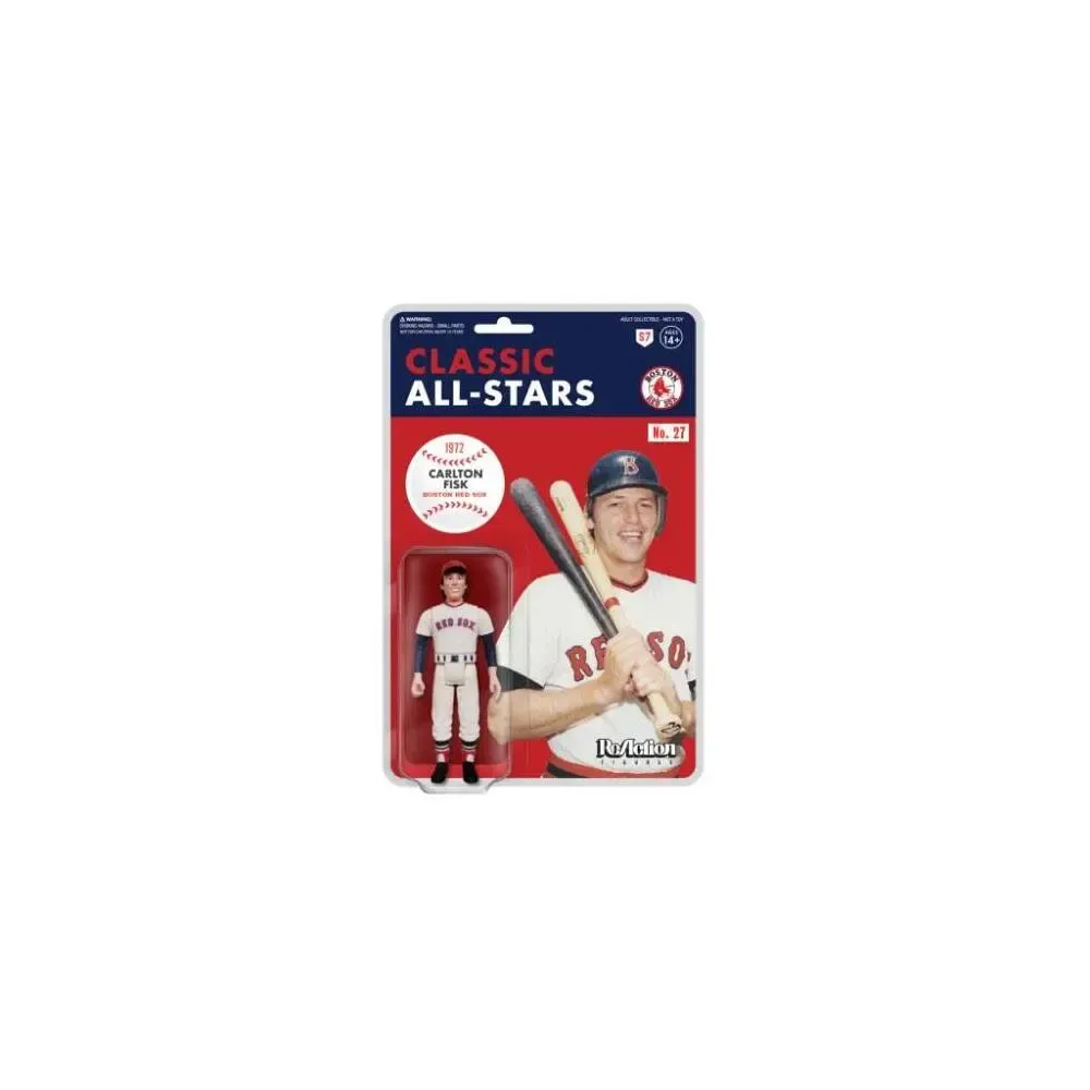 MLB Classic ReAction Actionfigur Carlton Fisk (Boston Red Sox) 10 cm
