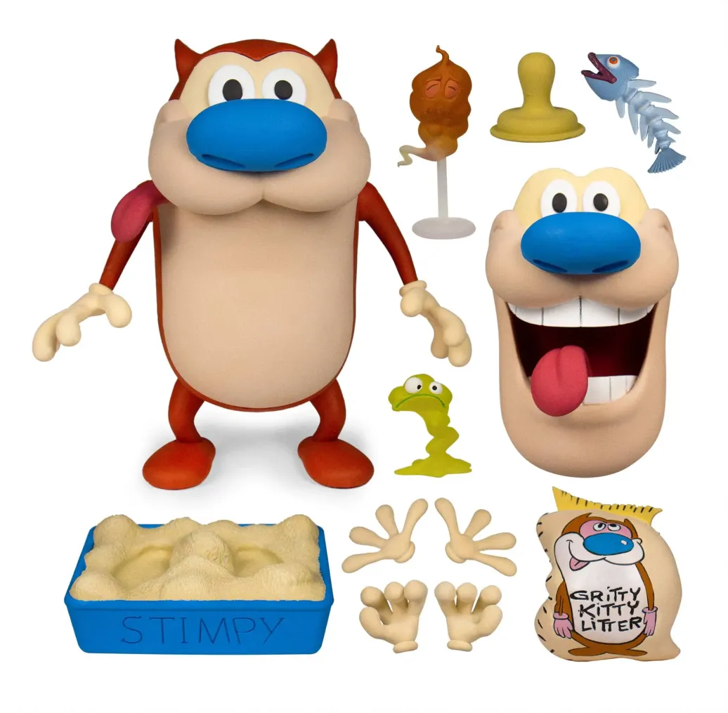 Ren und Stimpy - Stimpy Deluxe Actionfigur 18 cm