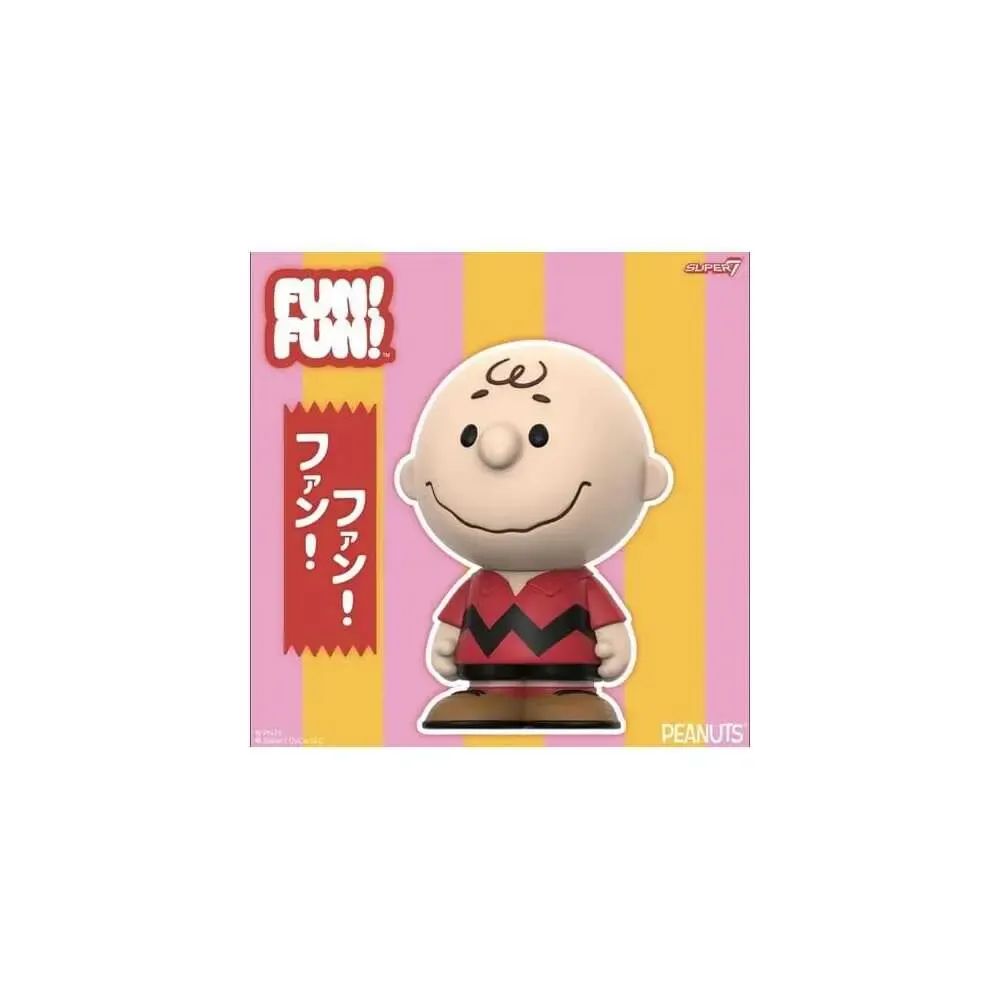 Peanuts FUN! FUN! Soft Vinyl Figur Charlie Brown (Red Shirt) 13 cm 