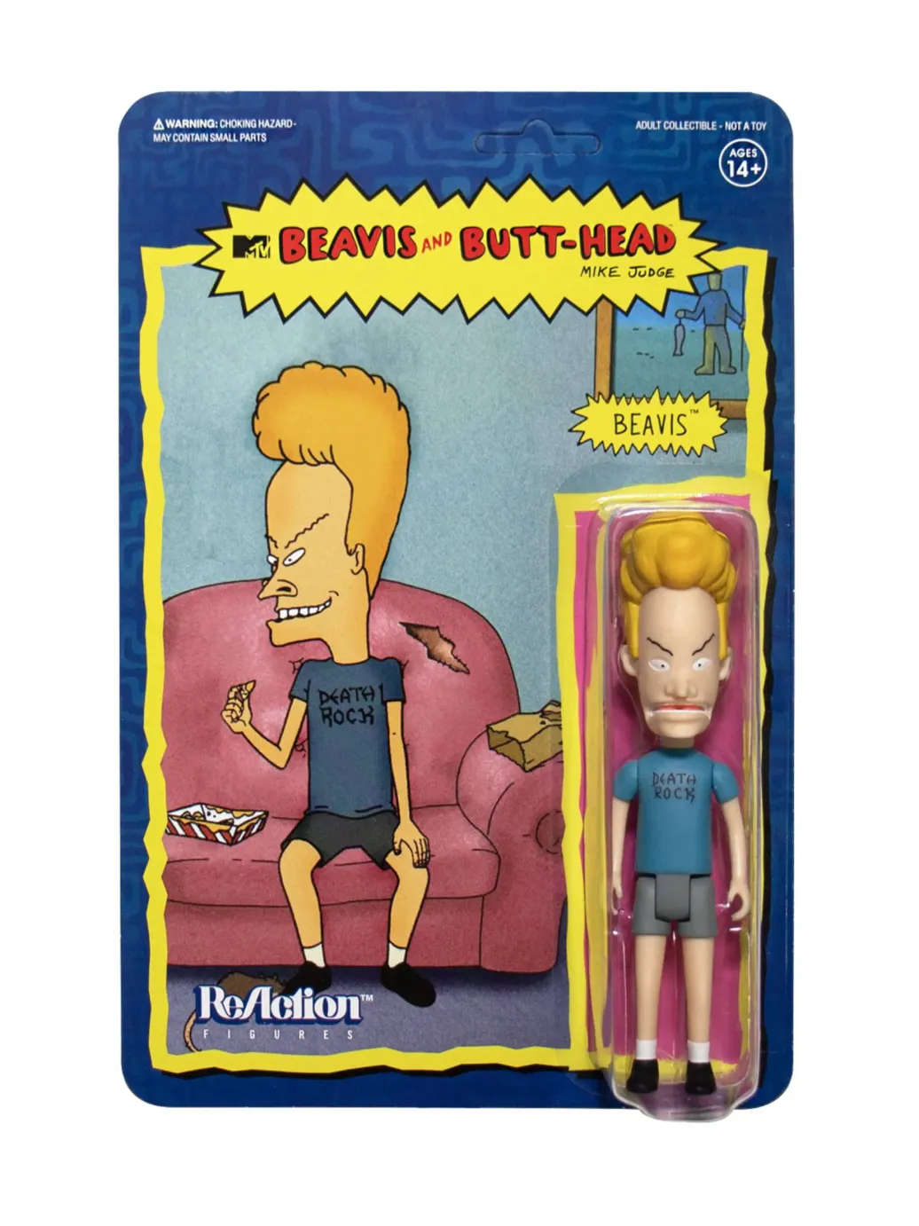 Beavis & Butt-Head Wave 1 Beavis ReAction Actionfigur 10 cm