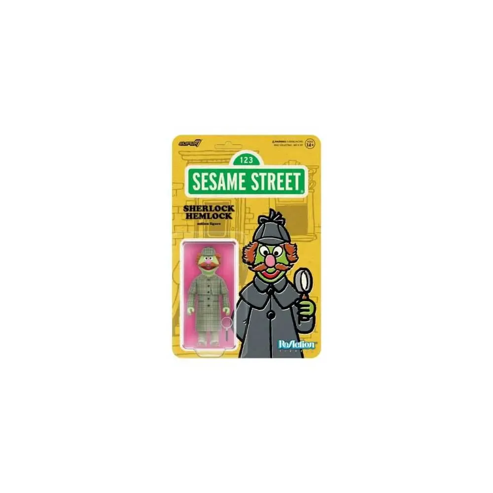 Sesamstraße ReAction Actionfigur Wave 03 Sherlock Hemlock 10 cm