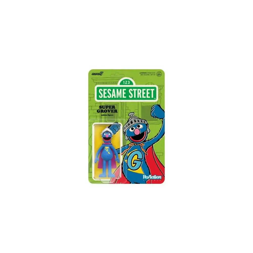 Sesamstraße ReAction Actionfigur Wave 03 Super Grobian 10 cm