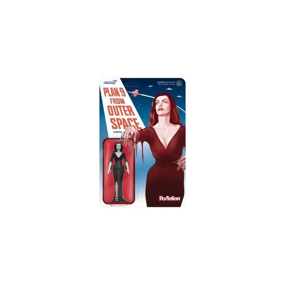 Vampira ReAction Actionfigur Wave 01 Vampira Plan 9 Grayscale 10 cm