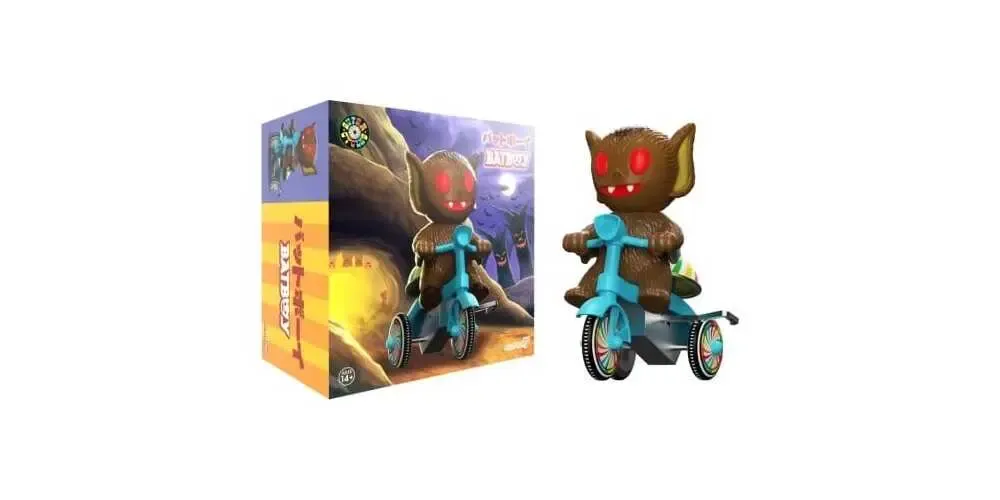 Super7 Super Cycles Fahrzeug Bat Boy (Brown w/ Blue Trike)
