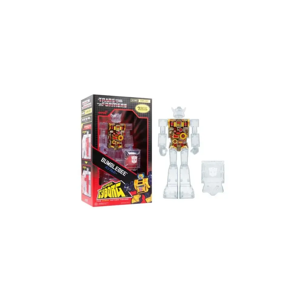 Transformers Super Cyborg Actionfigur Bumblebee (Clear) 28 cm