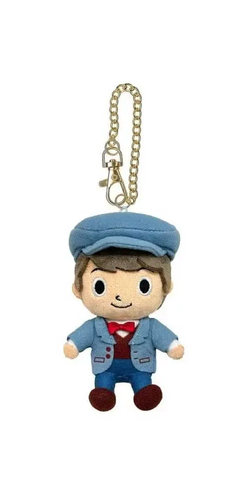 Professor Layton und die Neue Welt des Dampfes Plüsch-Schlüsselanhänger Luke Metall 11 cm