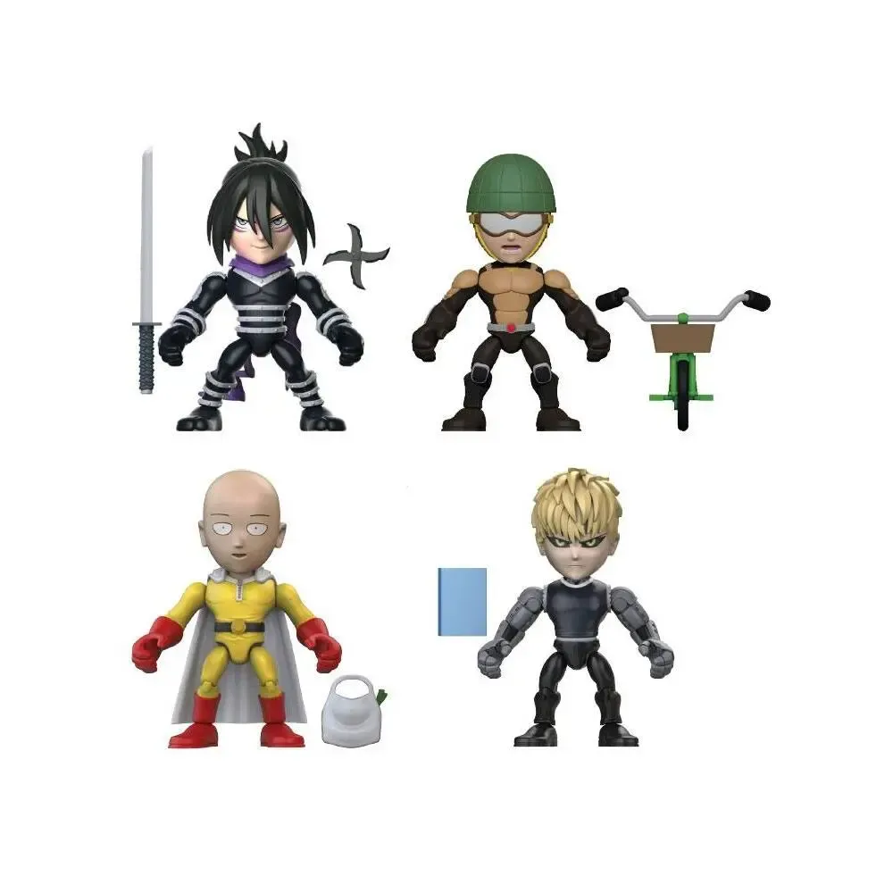 One Punch Man Wave 1 Action Vinyls Minifiguren 8 cm Display