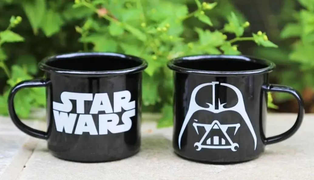 Star Wars Emaille Tasse Darth Vader
