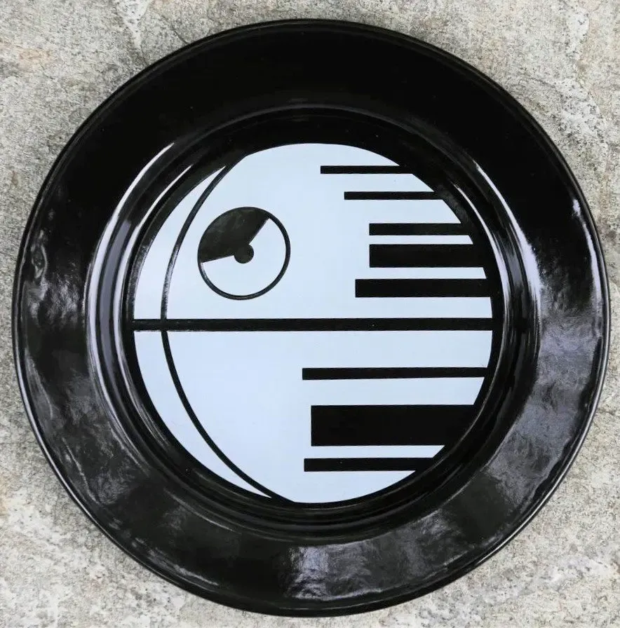 Star Wars Emaille Teller Todesstern